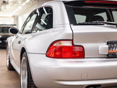 2000 BMW M Coupe in Titanium Silver Metallic over Black Nappa