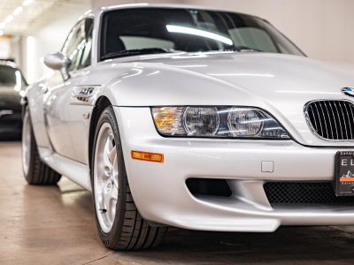 2000 BMW M Coupe in Titanium Silver Metallic over Black Nappa