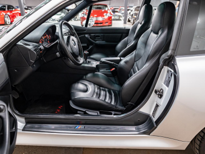 2000 BMW M Coupe in Titanium Silver Metallic over Black Nappa