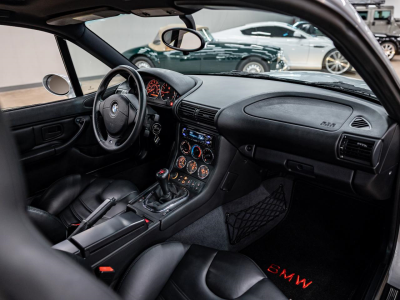 2000 BMW M Coupe in Titanium Silver Metallic over Black Nappa