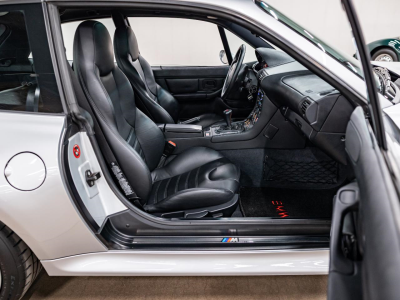 2000 BMW M Coupe in Titanium Silver Metallic over Black Nappa
