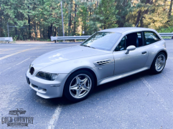 2000 BMW M Coupe in Titanium Silver Metallic over Estoril Blue & Black Nappa