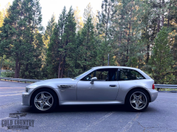 2000 BMW M Coupe in Titanium Silver Metallic over Estoril Blue & Black Nappa