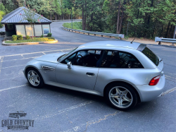 2000 BMW M Coupe in Titanium Silver Metallic over Estoril Blue & Black Nappa