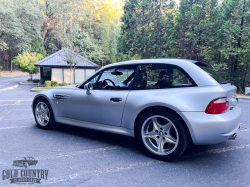 2000 BMW M Coupe in Titanium Silver Metallic over Estoril Blue & Black Nappa