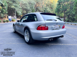 2000 BMW M Coupe in Titanium Silver Metallic over Estoril Blue & Black Nappa