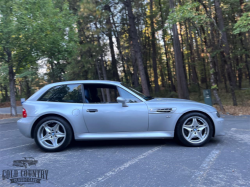 2000 BMW M Coupe in Titanium Silver Metallic over Estoril Blue & Black Nappa