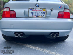 2000 BMW M Coupe in Titanium Silver Metallic over Estoril Blue & Black Nappa