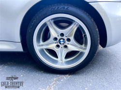 2000 BMW M Coupe in Titanium Silver Metallic over Estoril Blue & Black Nappa