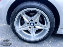 2000 BMW M Coupe in Titanium Silver Metallic over Estoril Blue & Black Nappa