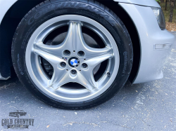 2000 BMW M Coupe in Titanium Silver Metallic over Estoril Blue & Black Nappa