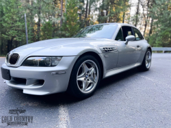 2000 BMW M Coupe in Titanium Silver Metallic over Estoril Blue & Black Nappa