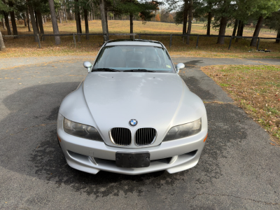 2000 BMW M Coupe in Titanium Silver Metallic over Estoril Blue & Black Nappa