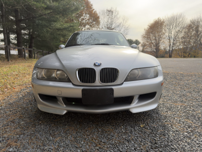 2000 BMW M Coupe in Titanium Silver Metallic over Estoril Blue & Black Nappa