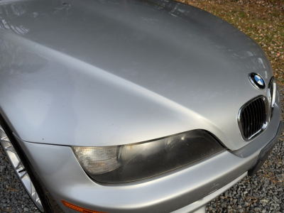 2000 BMW M Coupe in Titanium Silver Metallic over Estoril Blue & Black Nappa