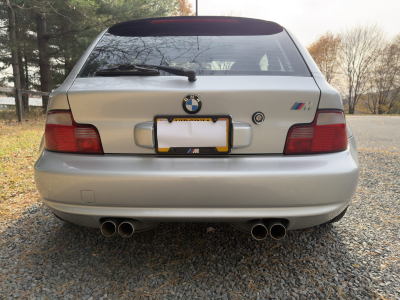 2000 BMW M Coupe in Titanium Silver Metallic over Estoril Blue & Black Nappa