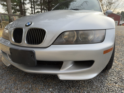 2000 BMW M Coupe in Titanium Silver Metallic over Estoril Blue & Black Nappa