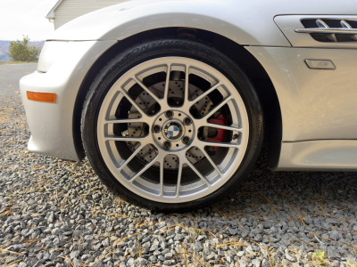 2000 BMW M Coupe in Titanium Silver Metallic over Estoril Blue & Black Nappa