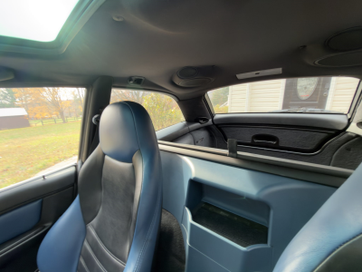 2000 BMW M Coupe in Titanium Silver Metallic over Estoril Blue & Black Nappa