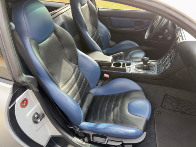 2000 BMW M Coupe in Titanium Silver Metallic over Estoril Blue & Black Nappa