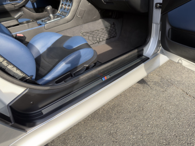 2000 BMW M Coupe in Titanium Silver Metallic over Estoril Blue & Black Nappa