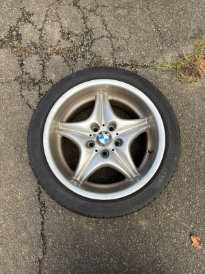 2000 BMW M Coupe in Titanium Silver Metallic over Estoril Blue & Black Nappa