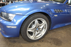 2000 BMW M Coupe in Estoril Blue Metallic over Black Nappa