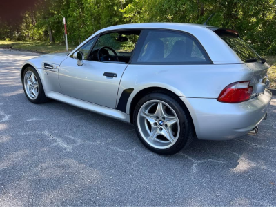 2000 BMW M Coupe in Titanium Silver Metallic over Estoril Blue & Black Nappa