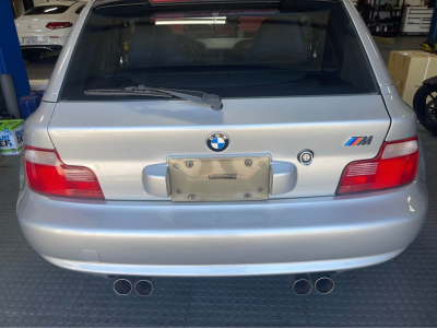 2000 BMW M Coupe in Titanium Silver Metallic over Estoril Blue & Black Nappa