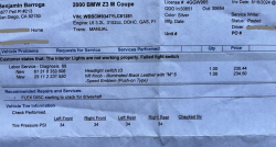 2000 BMW M Coupe in Titanium Silver Metallic over Black Nappa