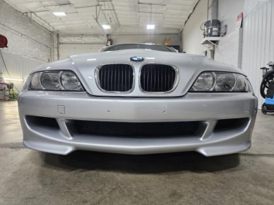 2000 BMW M Coupe in Titanium Silver Metallic over Estoril Blue & Black Nappa