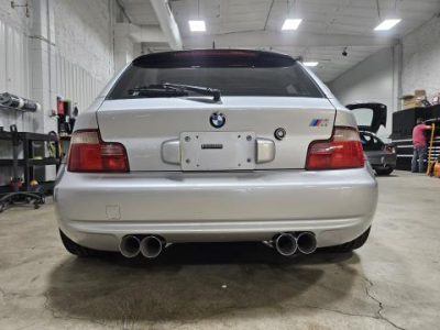 2000 BMW M Coupe in Titanium Silver Metallic over Estoril Blue & Black Nappa