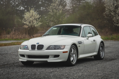 2000 BMW M Coupe in Alpine White 3 over Evergreen & Black Nappa