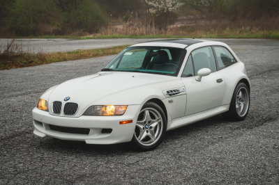 2000 BMW M Coupe in Alpine White 3 over Evergreen & Black Nappa