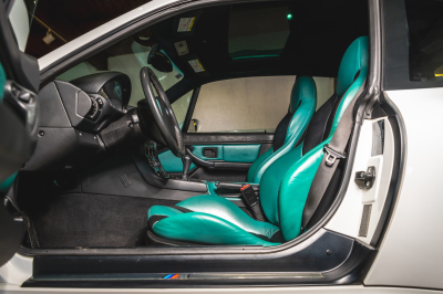 2000 BMW M Coupe in Alpine White 3 over Evergreen & Black Nappa
