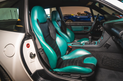 2000 BMW M Coupe in Alpine White 3 over Evergreen & Black Nappa