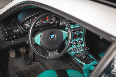 2000 BMW M Coupe in Alpine White 3 over Evergreen & Black Nappa