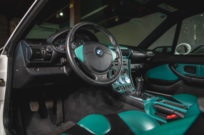 2000 BMW M Coupe in Alpine White 3 over Evergreen & Black Nappa
