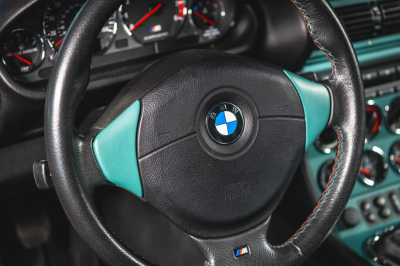 2000 BMW M Coupe in Alpine White 3 over Evergreen & Black Nappa