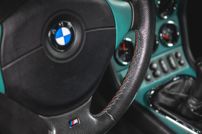 2000 BMW M Coupe in Alpine White 3 over Evergreen & Black Nappa
