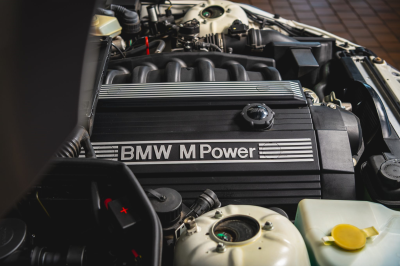 2000 BMW M Coupe in Alpine White 3 over Evergreen & Black Nappa