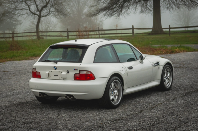 2000 BMW M Coupe in Alpine White 3 over Evergreen & Black Nappa