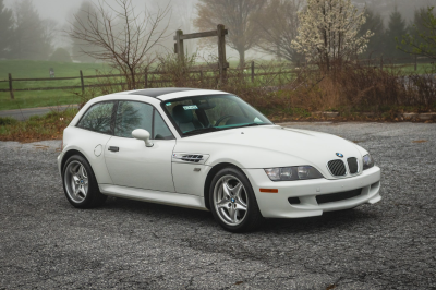2000 BMW M Coupe in Alpine White 3 over Evergreen & Black Nappa