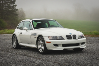2000 BMW M Coupe in Alpine White 3 over Evergreen & Black Nappa
