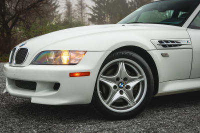 2000 BMW M Coupe in Alpine White 3 over Evergreen & Black Nappa