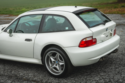 2000 BMW M Coupe in Alpine White 3 over Evergreen & Black Nappa