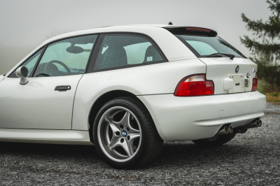 2000 BMW M Coupe in Alpine White 3 over Evergreen & Black Nappa