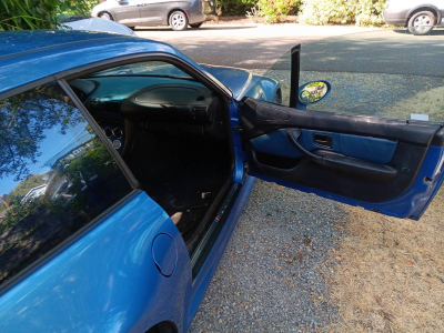 2000 BMW M Coupe in Estoril Blue Metallic over Estoril Blue & Black Nappa
