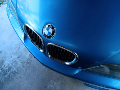 2000 BMW M Coupe in Estoril Blue Metallic over Estoril Blue & Black Nappa