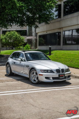 2000 BMW M Coupe in Titanium Silver Metallic over Black Nappa